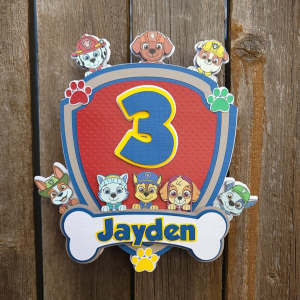 Paw Patrol Cake Topper 
