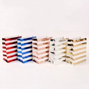Striped Gift Bags 
