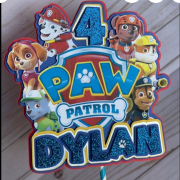 Paw Patrol Cake Topper 