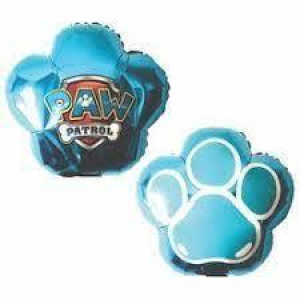 Paw Print Blue Balloon