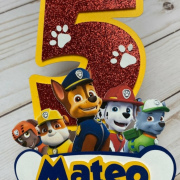 Paw Patrol Cake Topper 