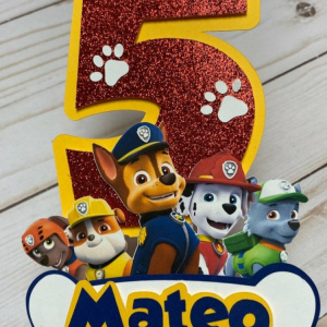 Paw Patrol Cake Topper 