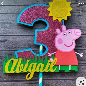 Peppa Pig Cake Topper 