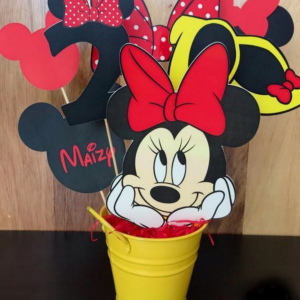 Minnie Mouse Red Centerpieces