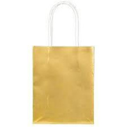 Paper Bags Small Gold