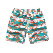 Swim Trunks Orange Sharks